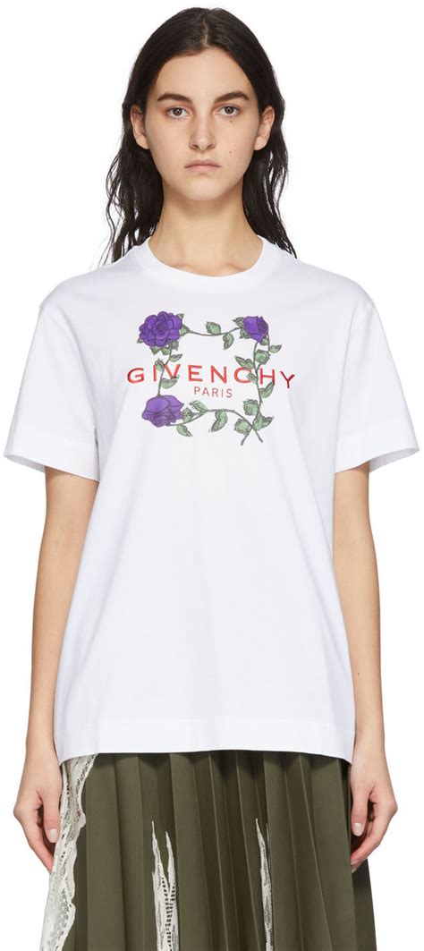 givenchy rose t shirt
